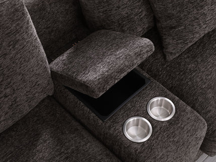 Nyeisha - Piece Upholstered Sofa & Chaise - Coffee
