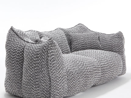 Comfortable Dual Beanbag Chair With High Resilience Foam Core For 2 People