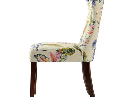 Paradise - Upholstered Accent Chair Printed On - Off-White Floral