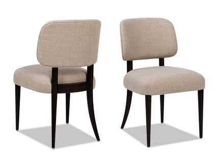 Harriet - Split Back Upholstered Dining Side Chair (Set of 2) - Merino Gray