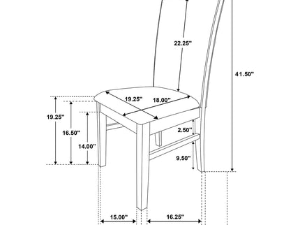 Wawona - Upholstered Dining Side Chair (Set of 2) - Gray
