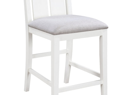 Graham - 3 Piece Small Space Counter Height Dining Table With Shelves And 2 Chairs (Set of 3)