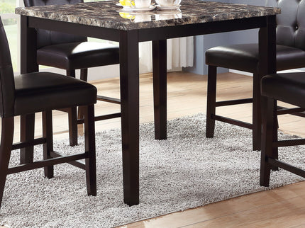 Square Dining Table - Brown