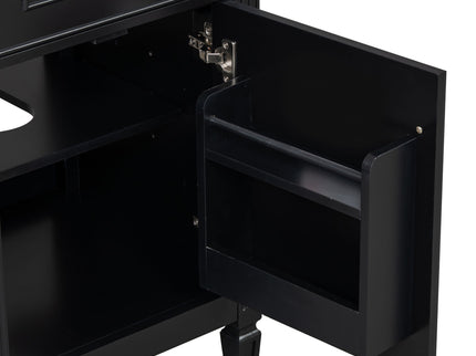 Bathroom Vanity With Sink, Adjustable Shelf, Tilt-Out Drawer