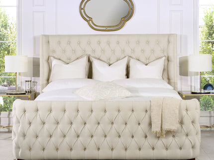 Brooklyn - Tufted Panel Bed Headboard And Footboard Set