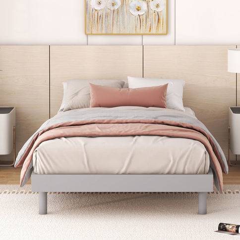 Modern Floating Platform Bed Frame