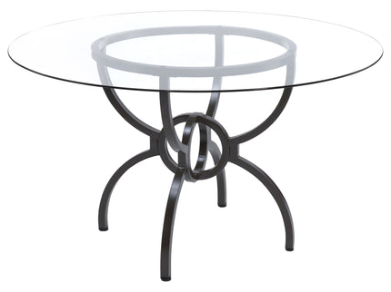 Marina - Round Dining Table - Gunmetal