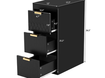 Modern Wall Mounted Floating Cabinet With Drawers For Bathroom