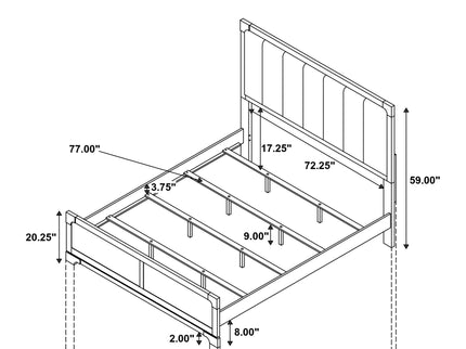 Harbington - Panel Bed