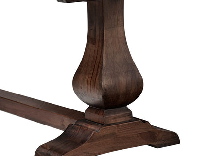 Whitmore - Trestle Dining Bench - Dark Brown