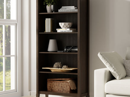 Amherst - 5 Shelf Bookcase, Handcrafted
