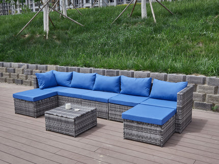 Patio Sofa With Cushions