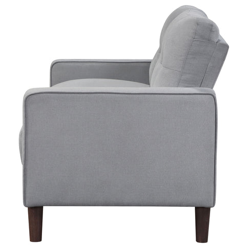 Harvey - Tufted Loveseat With Track Arm Design