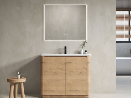 Freestanding Bathroom Vanity With Sink & 2 Soft Close Doors