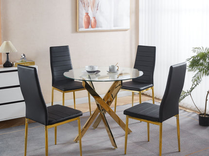 Elegant Legs Dining Chair (Set of 4)