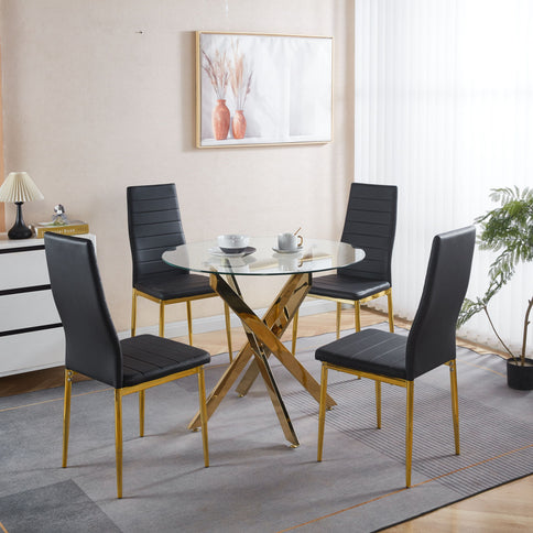Elegant Legs Dining Chair (Set of 4)