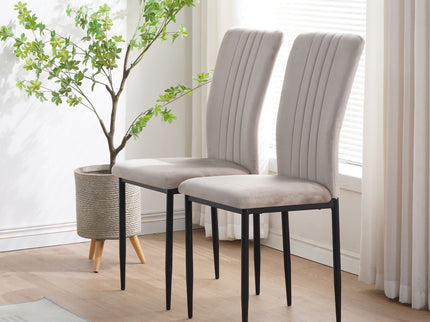 Velvet Dining Chairs For Dining Room (Set of 4)