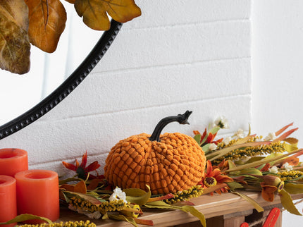 Weighted Pumpkin Ornament Decor For Holiday Harvest Festival Fall Festival & Thanksgiving