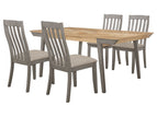 Dark Gray / 5 Pc. Table, 4 Chairs