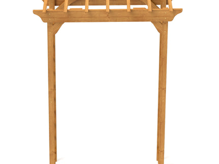 Arbor, Wedding Arch For Ceremony, Trellis For Plant Climbing, Christmas Decor Pergola For Garden Backyard - Yellow