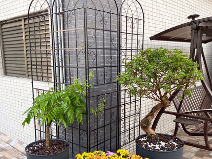 Metal Garden Rustproof Trellis For Climbing Plants Outdoor Flower Support