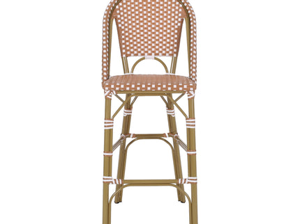 Outdoor Pe Rattan French Barstool Set