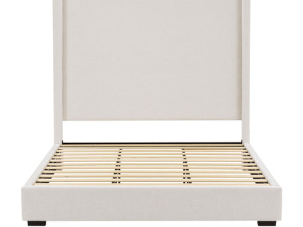 Hampton - Upholstered Platform Bed With Tall Headboard