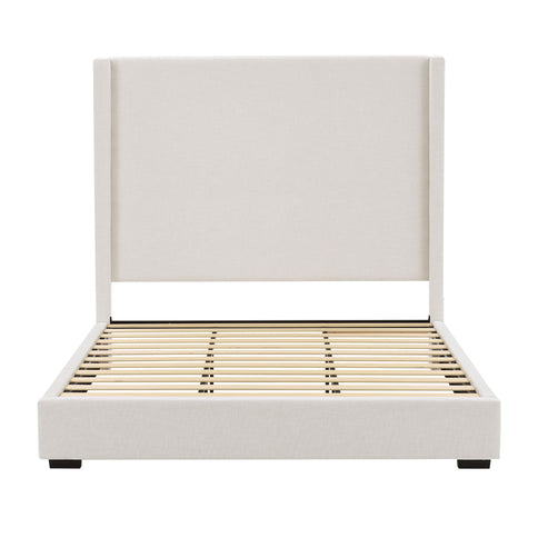 Hampton - Upholstered Platform Bed With Tall Headboard