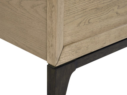 King Panel Bed - Brown