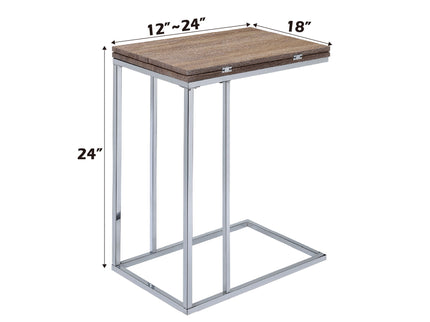 Danson - Weathered Accent Table - Oak