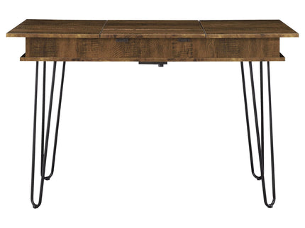 Writing Desk With 4 Hidden Storages - Brown