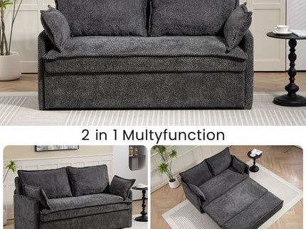 Pull Out Sofa Bed, Convertible Sleeper Sofa Couch, Side Storage, And USB / C - Type Charging Ports Chair