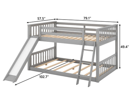 Bunk Bed & Convertible Slide And Ladder
