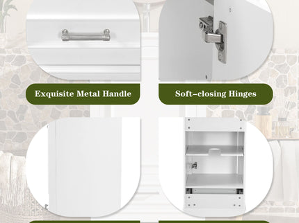 20" Bathroom Vanity With Sink, 1 Drawer, Freestanding Single Set