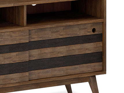 Clarkson - TV Stand - Rustic Natural Aged Brown