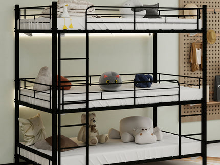 Triple Frame Bed With Built In Ladder