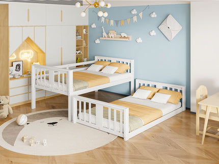 Solid Construction Bunk Bed & Ladder