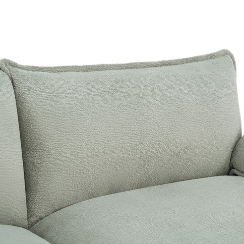 Modern 3 Seater Sofa With Side Storage Pockets For Living Room