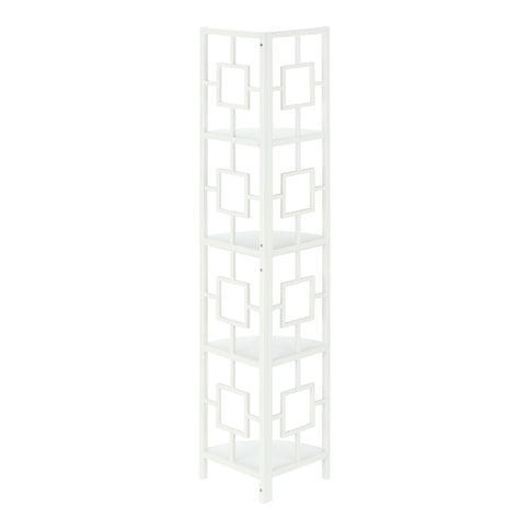 4 Tier Bookshelf, Bookcase, Etagere, Corner, For Office, Contemporary & Modern
