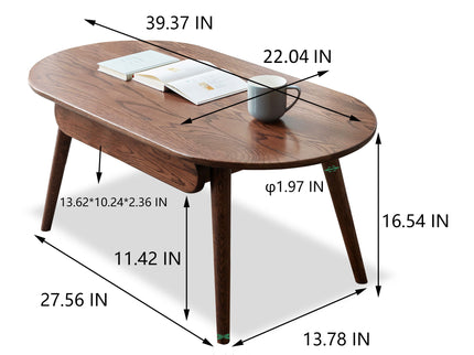 Capsule Centre Low Table With Drawers Coffee Table