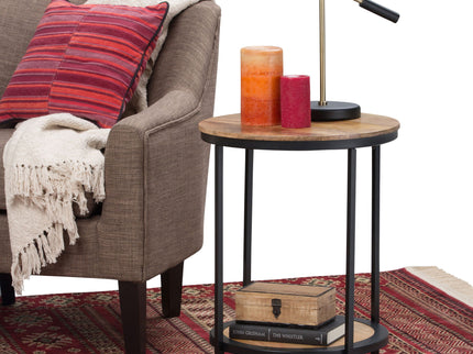 Jenna - Handcrafted Round Side Table