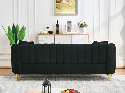 Oversized Sofa, Deep Tufted Couch