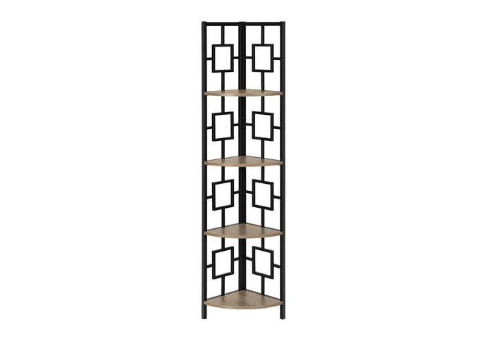 4 Tier Bookshelf, Bookcase, Etagere, Corner, For Office, Contemporary & Modern