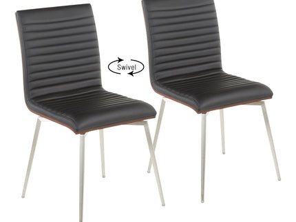 Mason - Contemporary Dining Chair (Set of 2) With Swivel