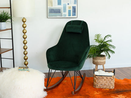 Chloe - Mid Century Modern Rocker Livingroom And Bedroom Chair