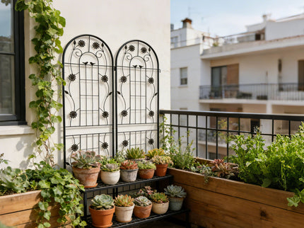 Metal Garden Trellis Rustproof Trellis For Climbing Plant Outdoor Flower Support