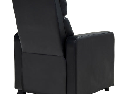 Push Back Recliner - Black