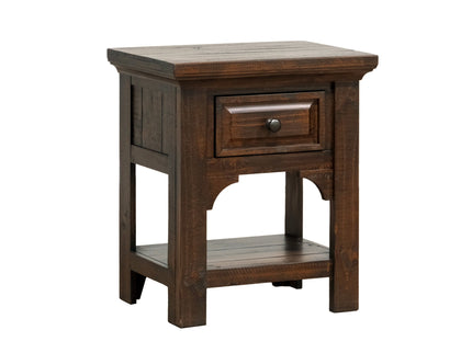 1 Drawer Nightstand - Brown