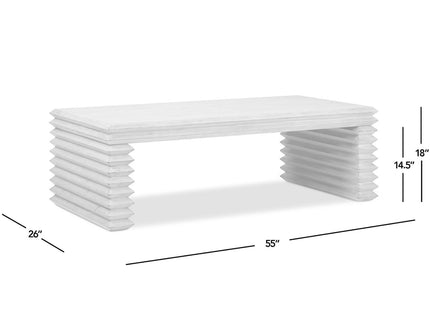 Veda - Geometric Waterfall Table