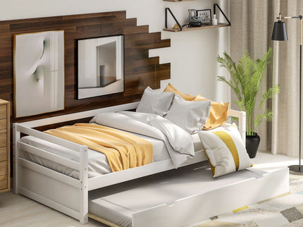 Twin Daybed With Trundle Frame Set